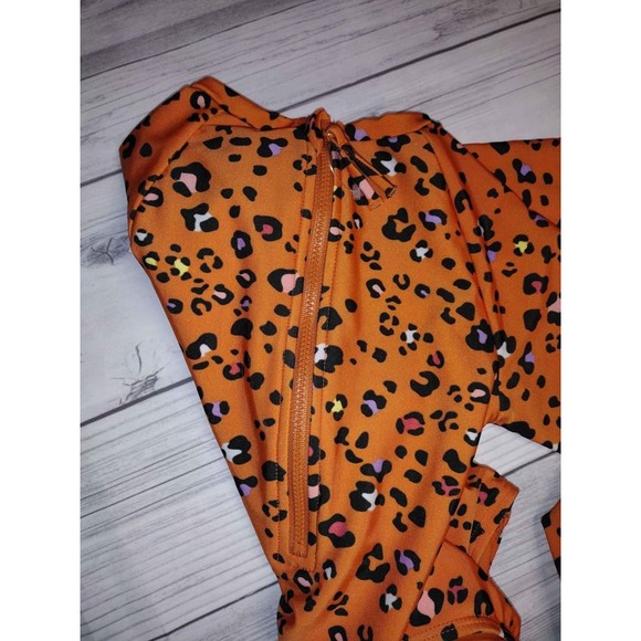 Girls‎ Cat And Jack Orange Swimsuit Size 4/5 - Picture 5 of 5